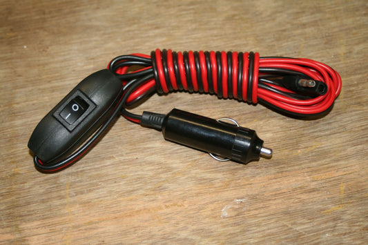 10' Lead Wire with Switch & Cigar Plug