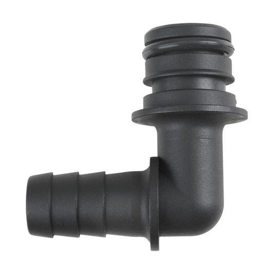 NorthStar Hose/Pipe Fitting — 1/2in. Hose Barb x 3/4in. Quick Connect Elbow