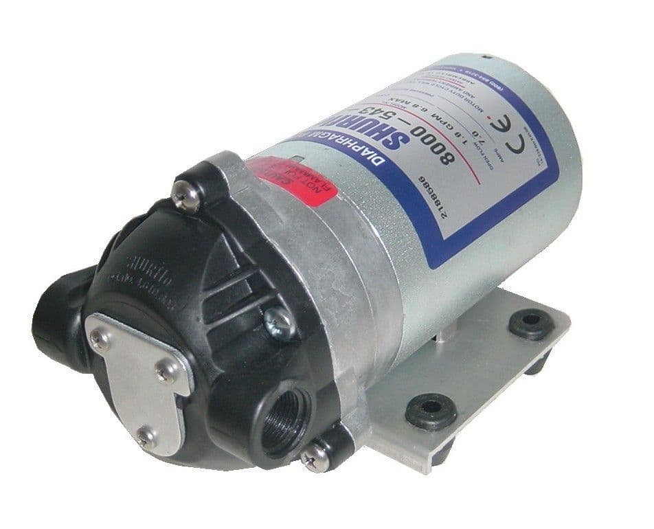 Shurflo 8000-541-250 Pump - 3.78 l/m, 45 PSI Bypass