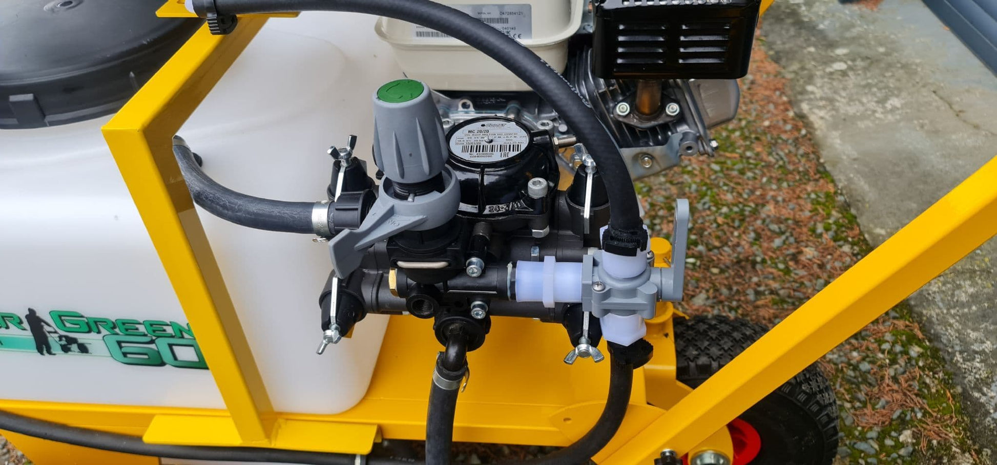 Spraytech Super Green 60 3 Wheel 60L Petrol Driven Pedestrian Sprayer