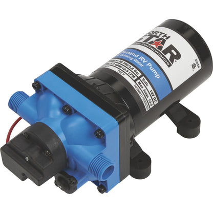 NorthStar 12 Volt On-Demand RV Potable Water Pump — 18.9 LPM/5.0 GPM, 55PSI -  1/2in. NPS-M Ports