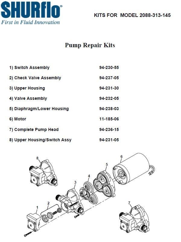 94-231-05 Upper Housing/Switch Assembly