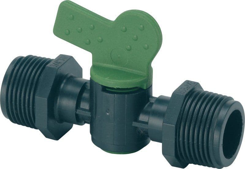 Ball Valve Tap 1/2" M x 1/2" M Threads